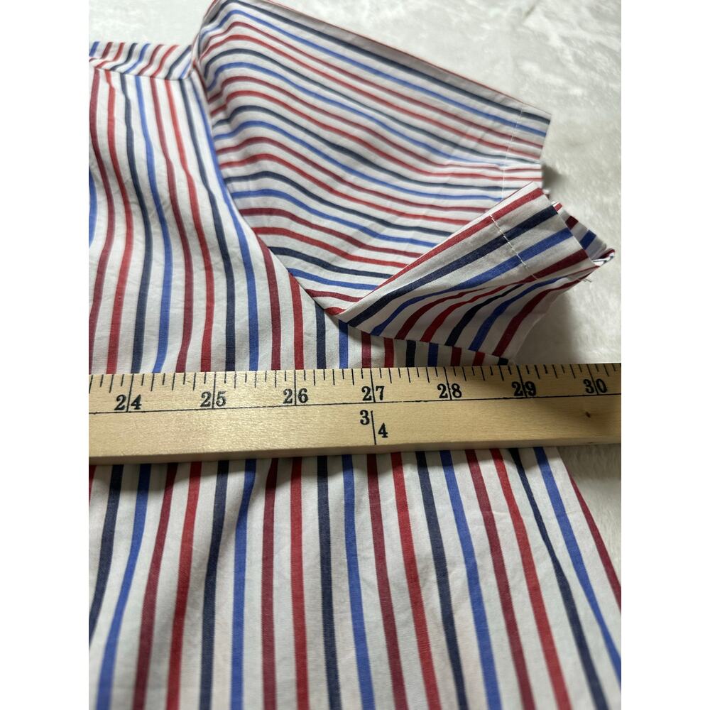 Pomander Place Finn Stripe Red White And Blue Popover Size XXXL Cotton EUC - Picture 6 of 9